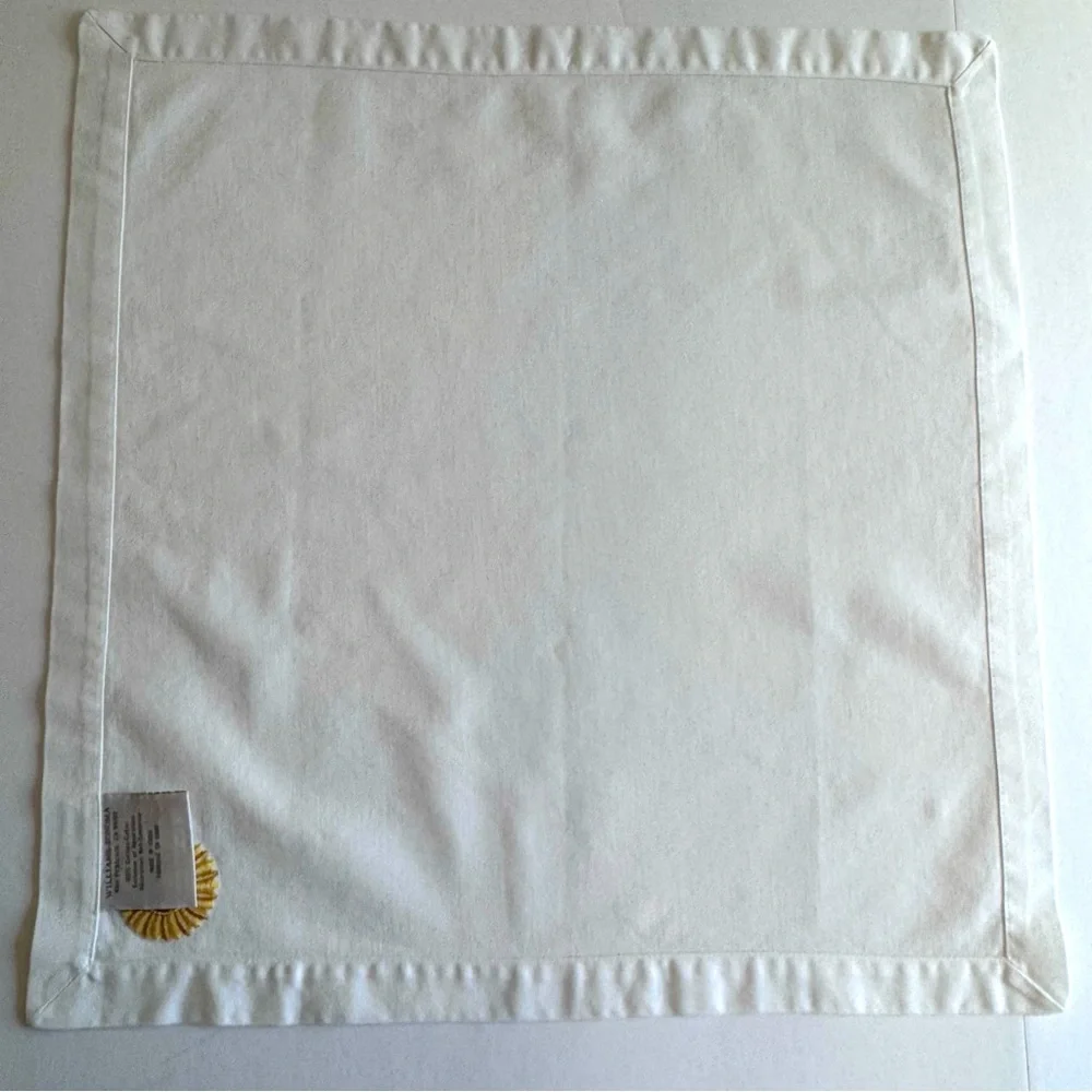 Williams Sonoma Vintage Sunflower Embroidered Cotton Napkins Set 2